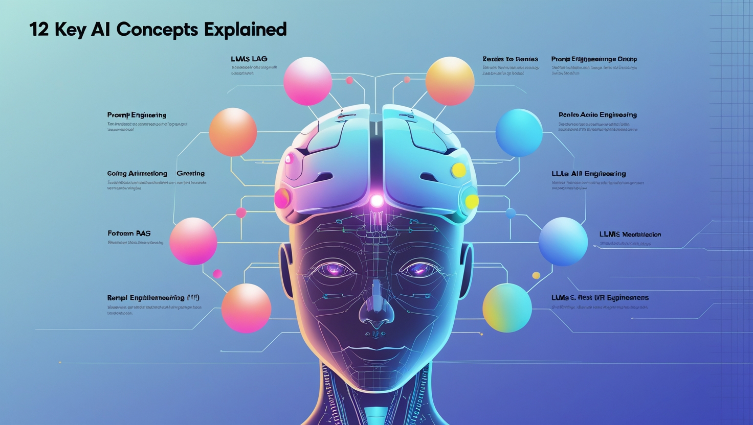 12 Key AI Concepts Explained: LLMs, RAG, Prompt Engineering & More