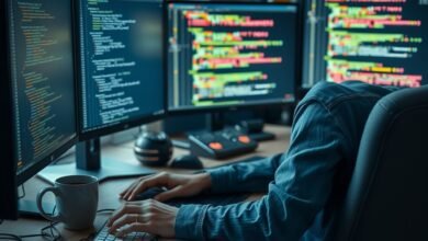 AI coding assistants helping a .NET developer write C# code in an IDE