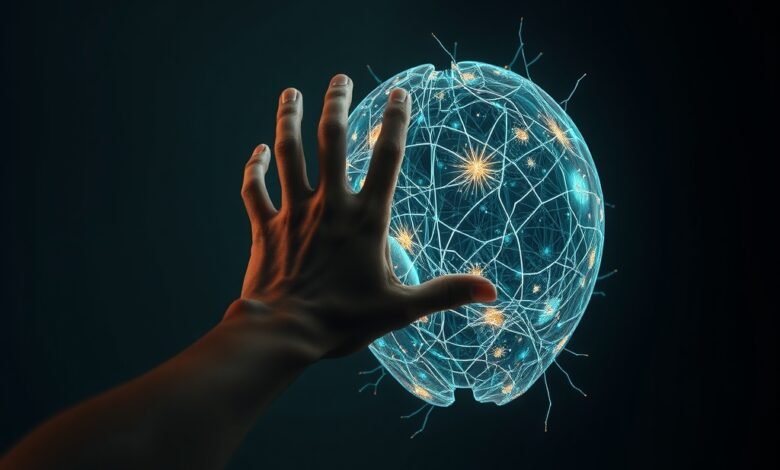 Illustration of a human rejecting a robot hand, representing AI public trust issues and consumer backlash.