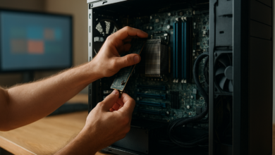 AMD Threadripper 96-Core processor installed on a professional workstation motherboard