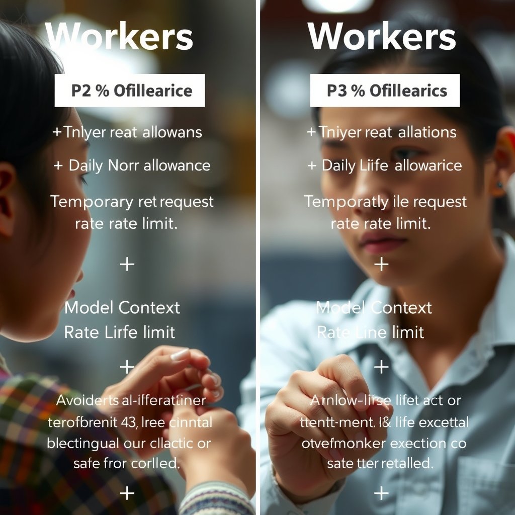 Cloudflare Workers AI free tier - Side-by-side technical illustration comparing a Workers AI daily Neuron allowance, a t