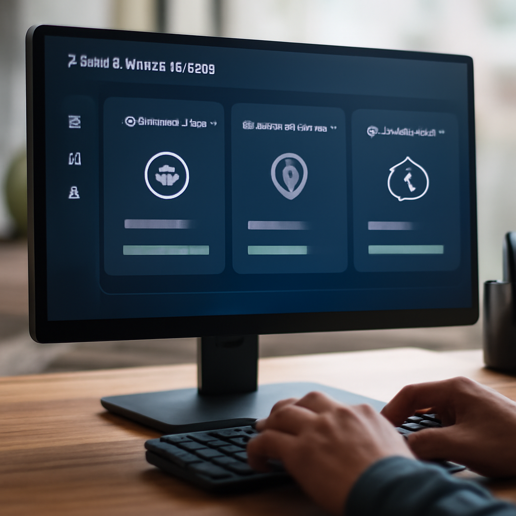 a secure cloud engineering dashboard showing automated tests, vulnerability checks, and deployment approval stages