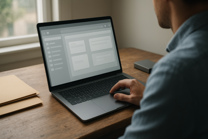 File Explorer revamp shown on a Windows 11 desktop with redesigned folders and navigation panels