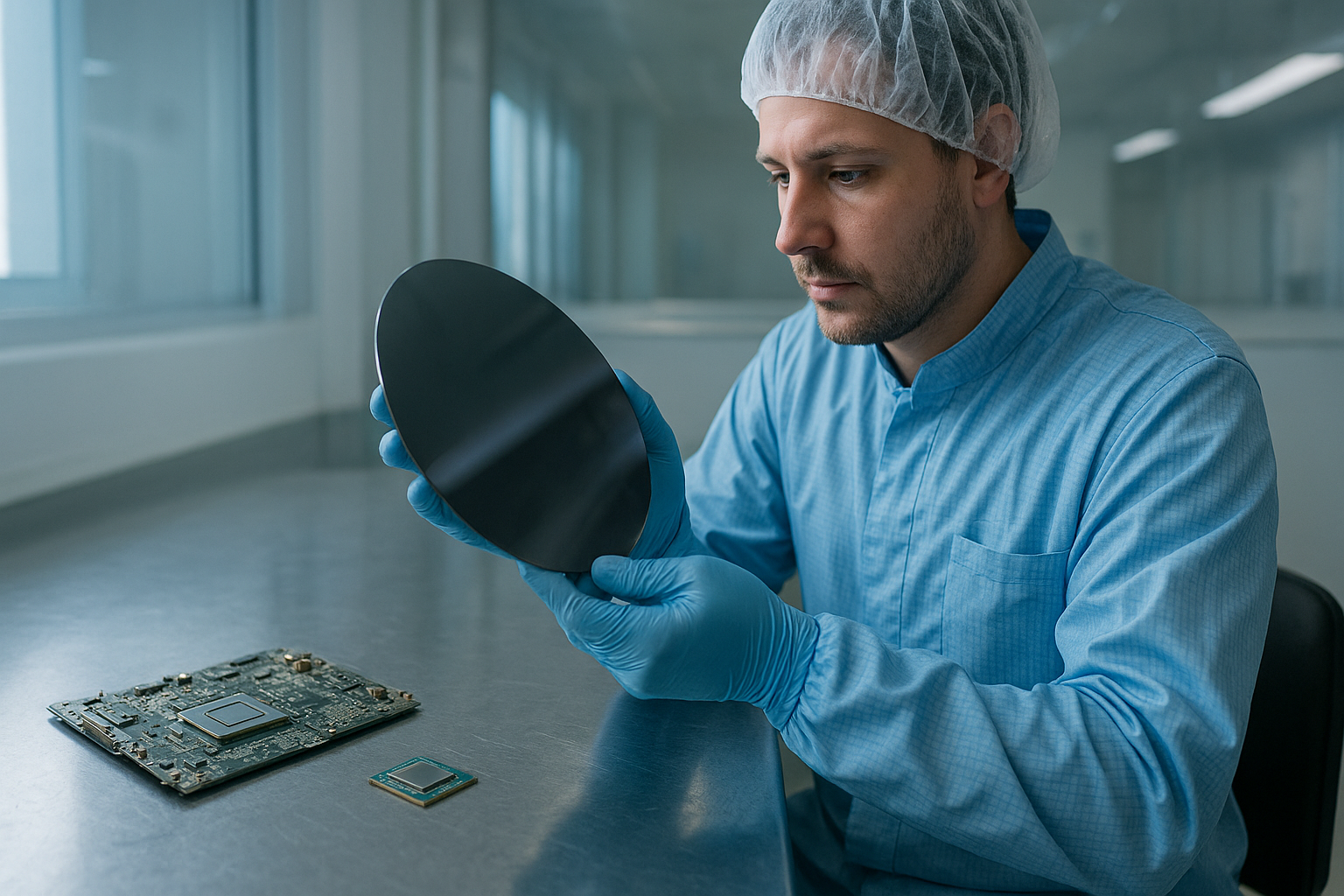 Intel Panther Lake chip roadmap graphic with an 18A process design and future PC imagery