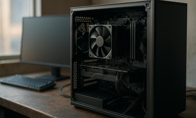 Ryzen 7 9800X3D review CPU installed on a modern gaming motherboard