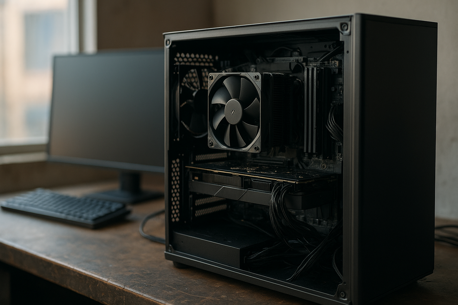 Ryzen 7 9800X3D review CPU installed on a modern gaming motherboard