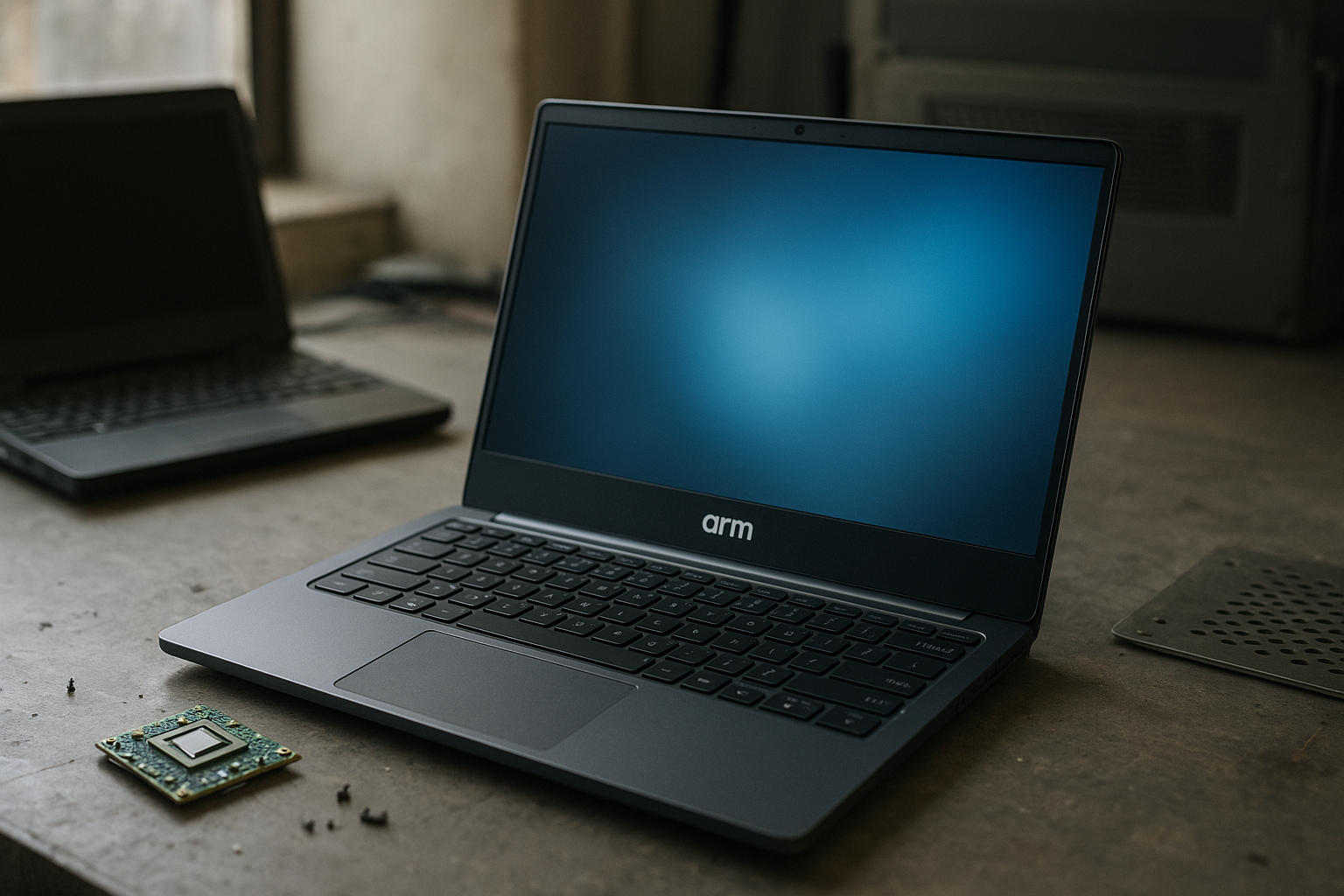 Windows 11 26H1 displayed on a modern ARM-based laptop
